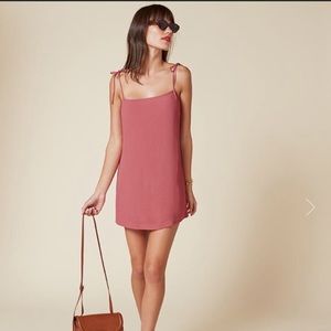 Reformation Feliz Mini dress in strawberry